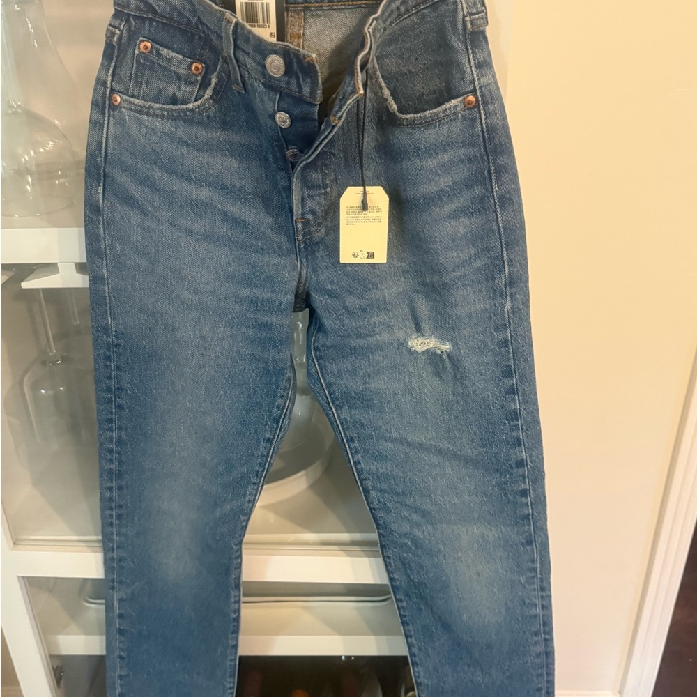 Levi's Classic Blue Denim Jeans